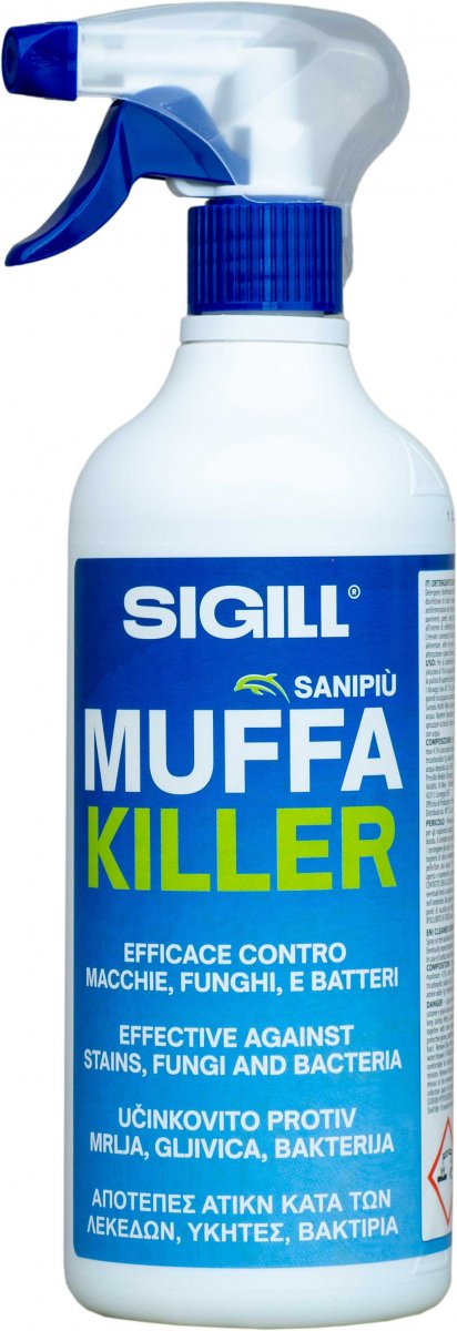ANTIMUFFA Saniterm MUFFA KILLER - Detergente disinfettante cloroattivo 750 ML SIGIL